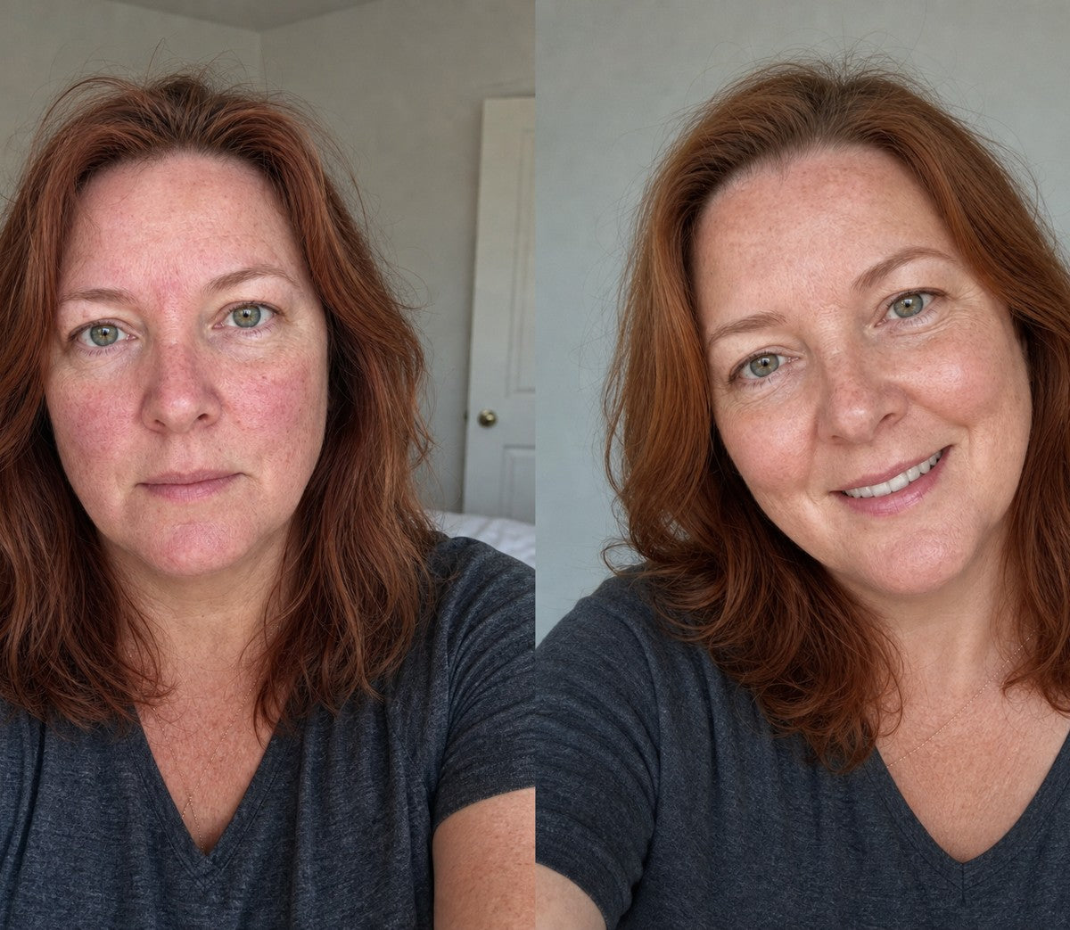 Kristine before and after