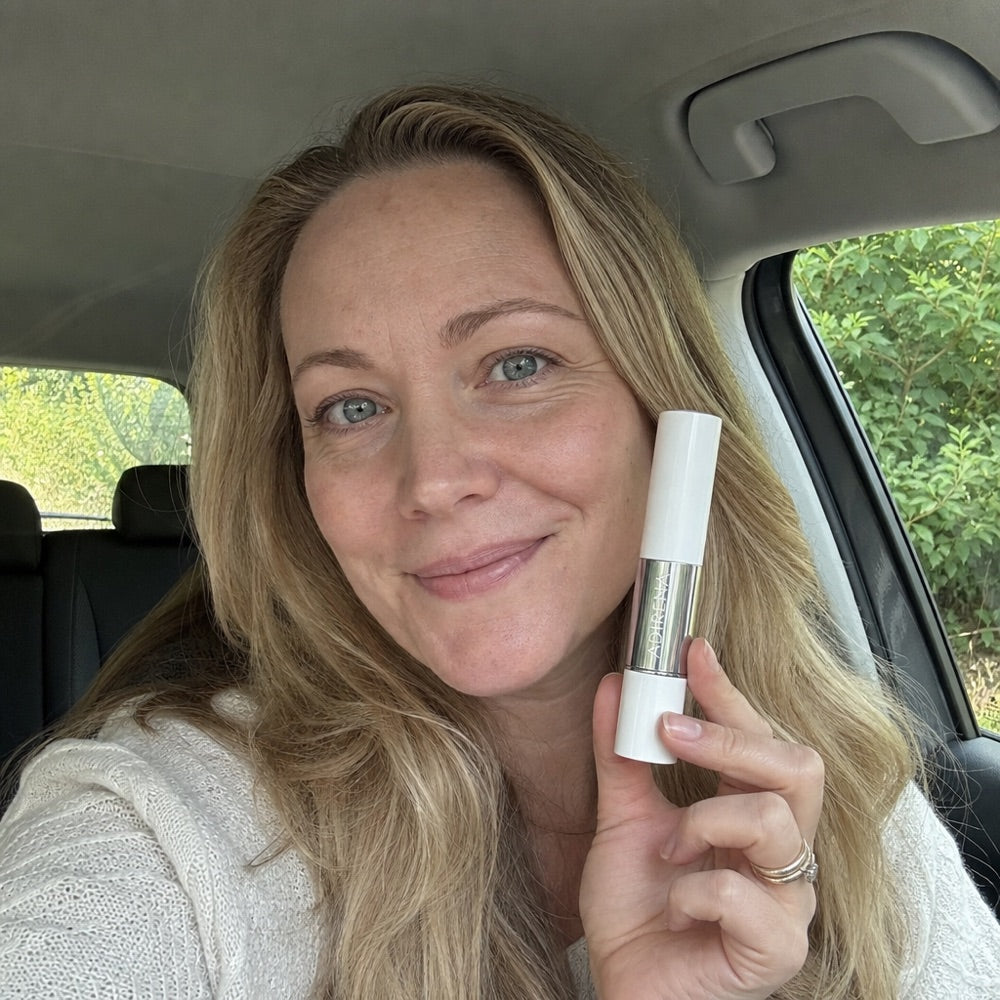 Maya holding Adirena Cover Cream