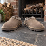 Aspen – The Comfiest Suede Platform Slippers