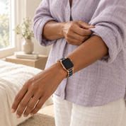 Bloomtide — Blue Floral · Rose Gold