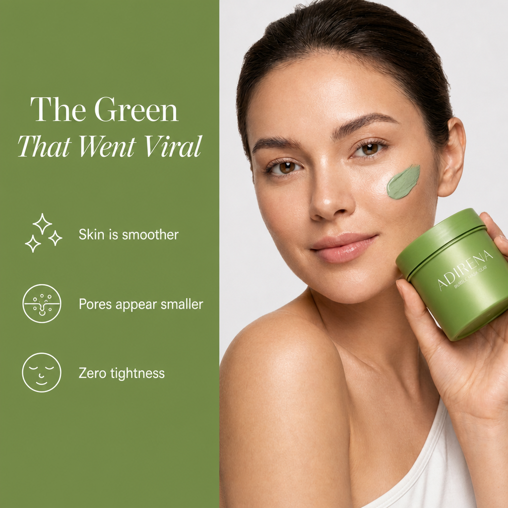 The viral green clay mask