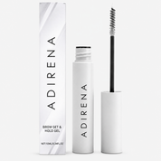 Brow Set & Hold Gel — white ADIRENA tube with spoolie wand