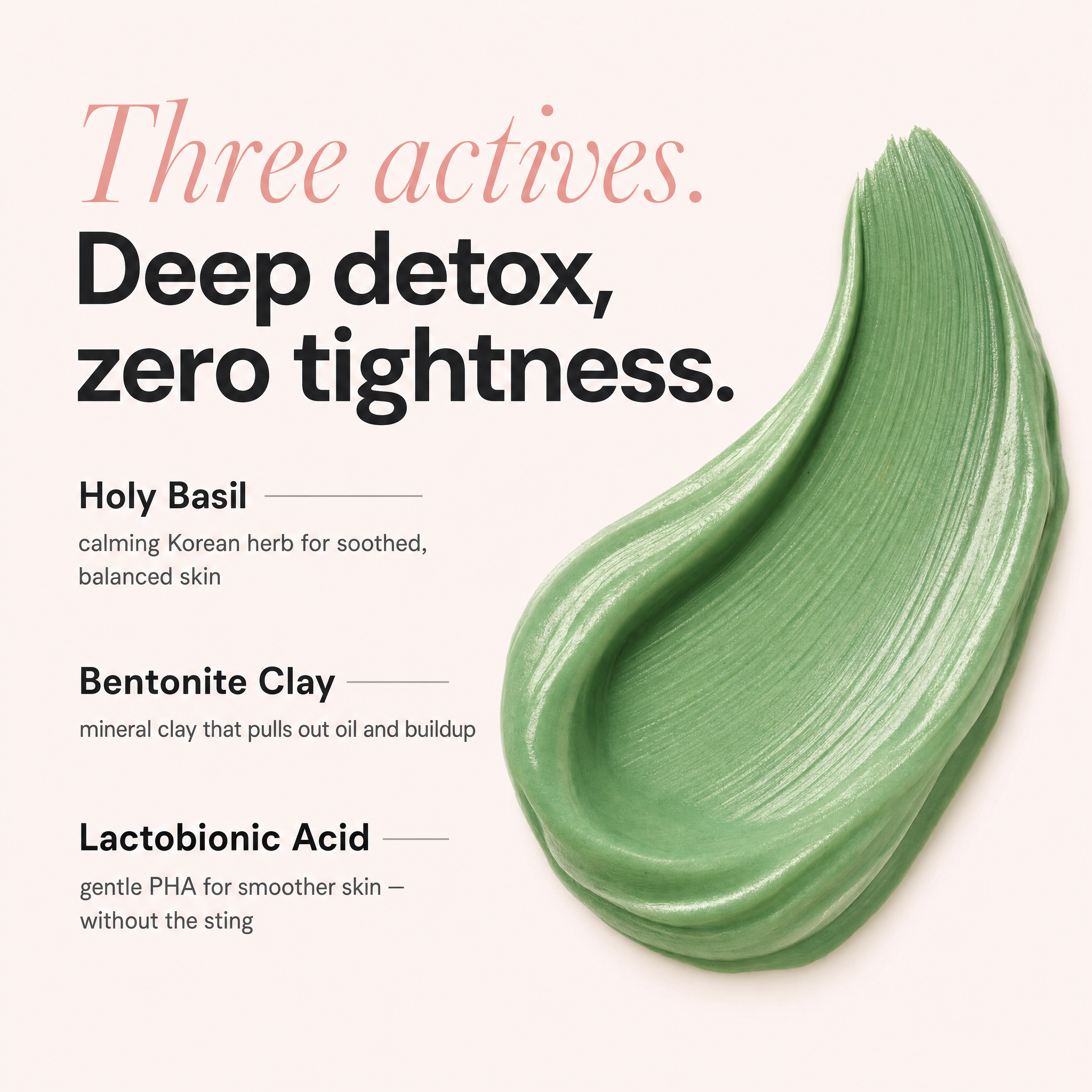 Bubble Mask Clay — ingredients & benefits