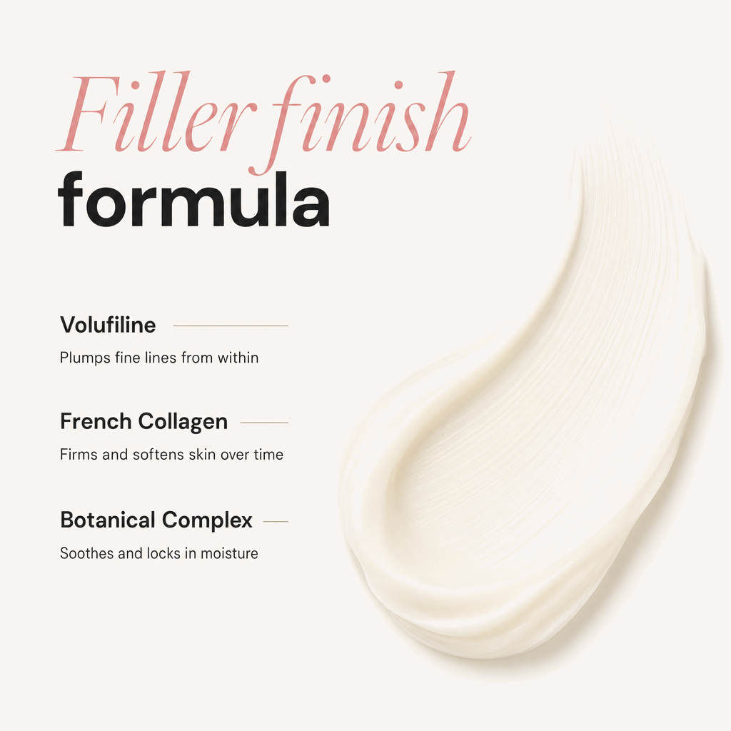 Filler finish formula, Volufiline, French Collagen, Botanical Complex