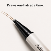Hair-Stroke Brow Pen multi-point brush tip drawing hair-like strokes