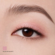 Blush Quartz on the eye