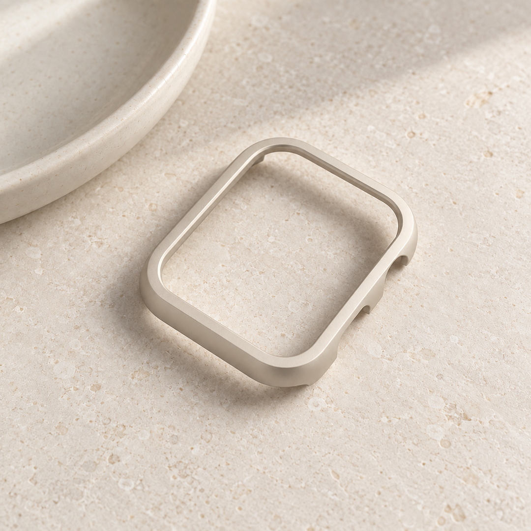 The Halo starlight case frame on its own, showing its open front and side walls