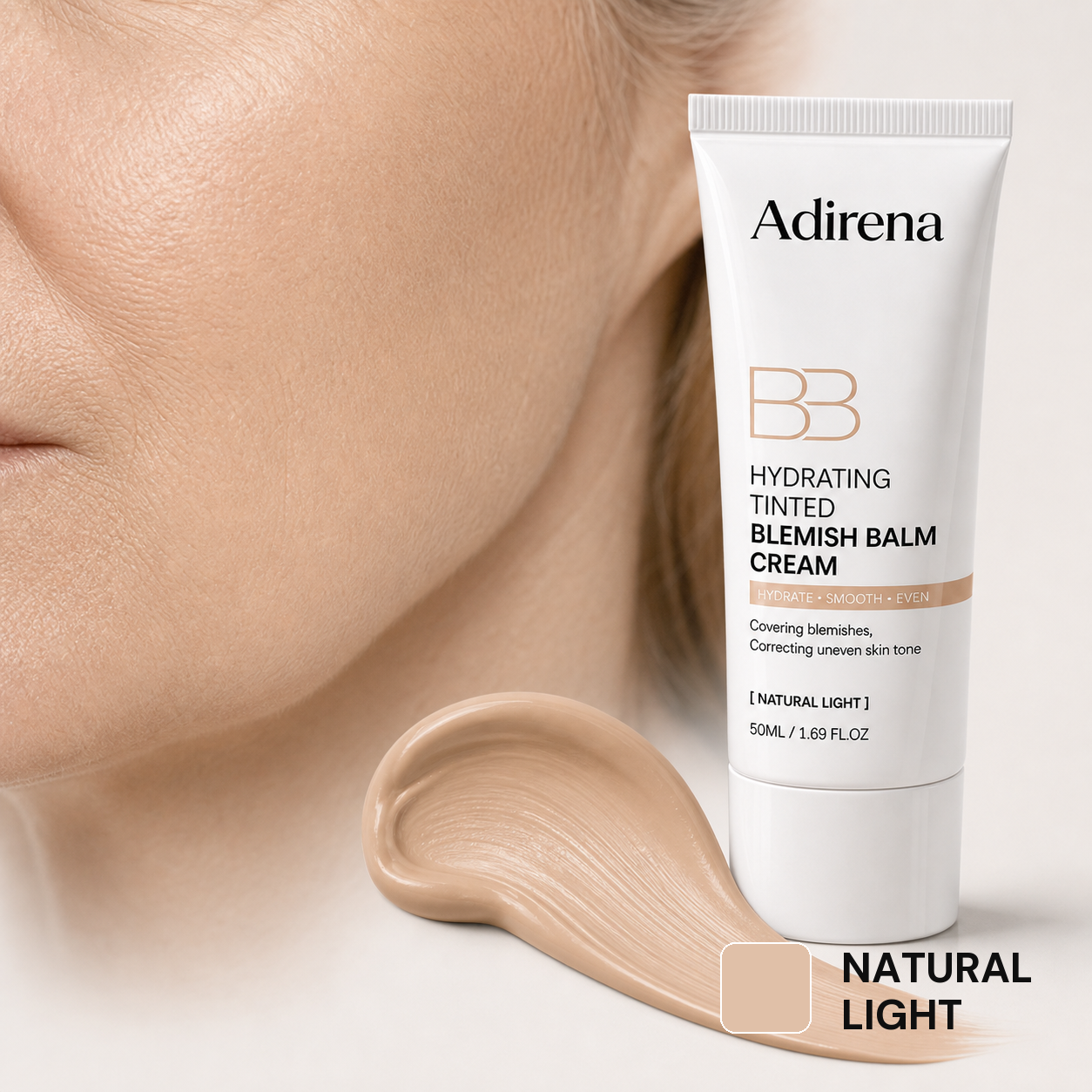 Korean Blemish Balm shade Natural Light
