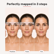 Perfect Brow Mapping Kit position, trace and tint routine