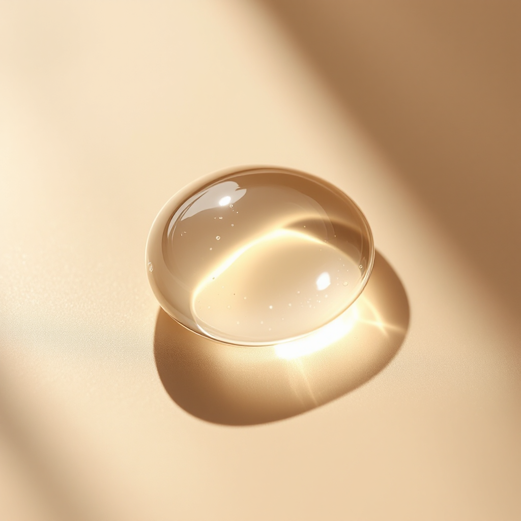Hyaluronic acid water droplet