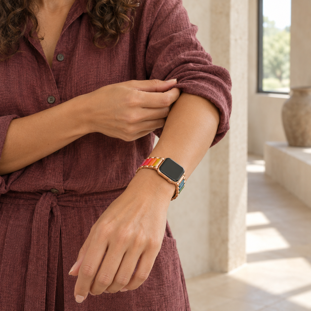 Sunwoven — Rainbow · Rose Gold