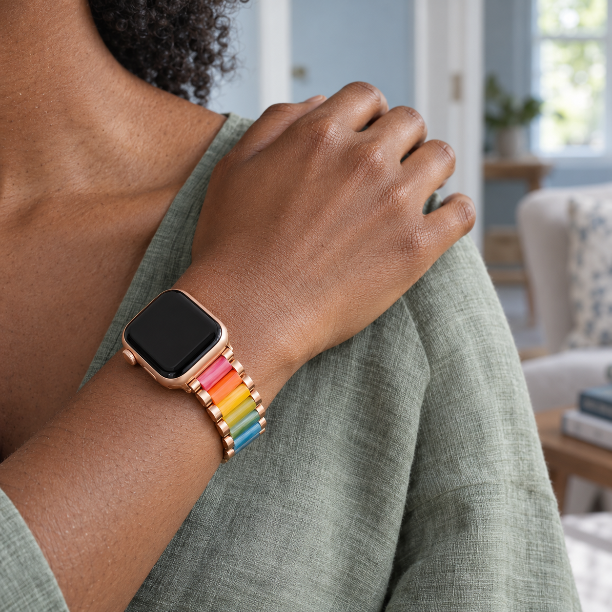 Sunwoven — Rainbow · Rose Gold