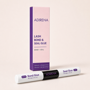 Adirena Lash Bond & Seal carton beside the closed dual-ended tube