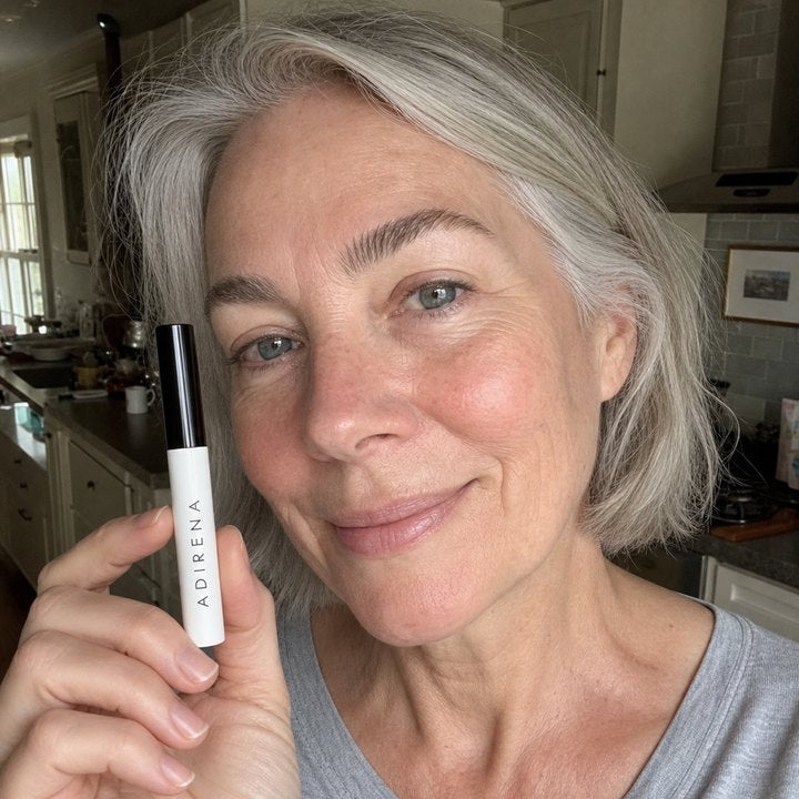 Pam holding Adirena Adirena Brow Gel