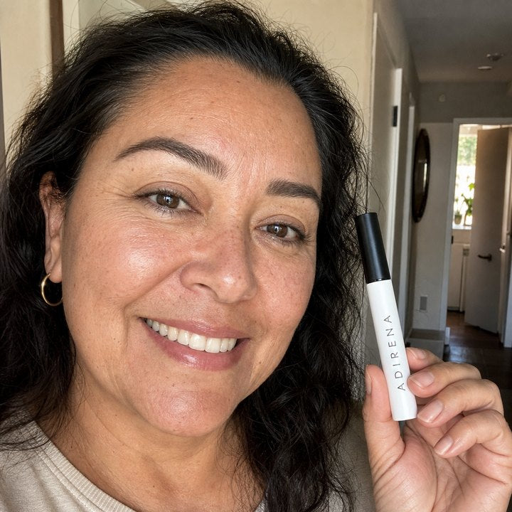 Rosa holding Adirena Adirena Brow Gel