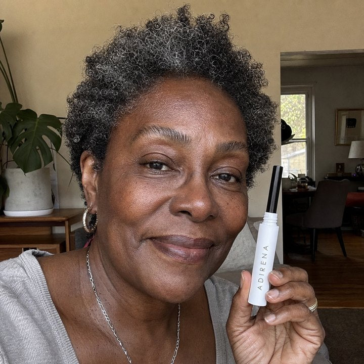 Yvonne holding Adirena Adirena Brow Gel