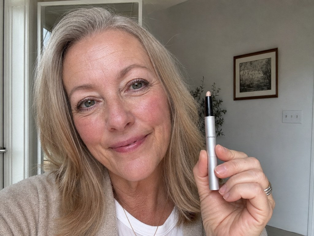 Renee holding Adirena Soft Focus Gel Eyeshadow