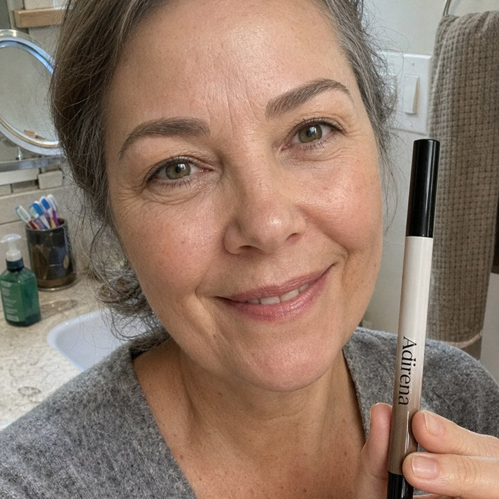 Karen holding Adirena Adirena Brow Pen
