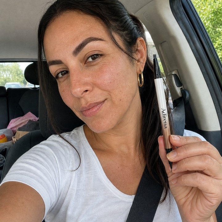 Susan holding Adirena Adirena Brow Pen
