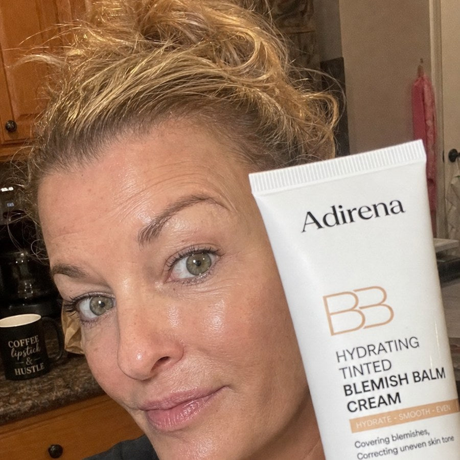 Carla holding Adirena Korean Blemish Balm