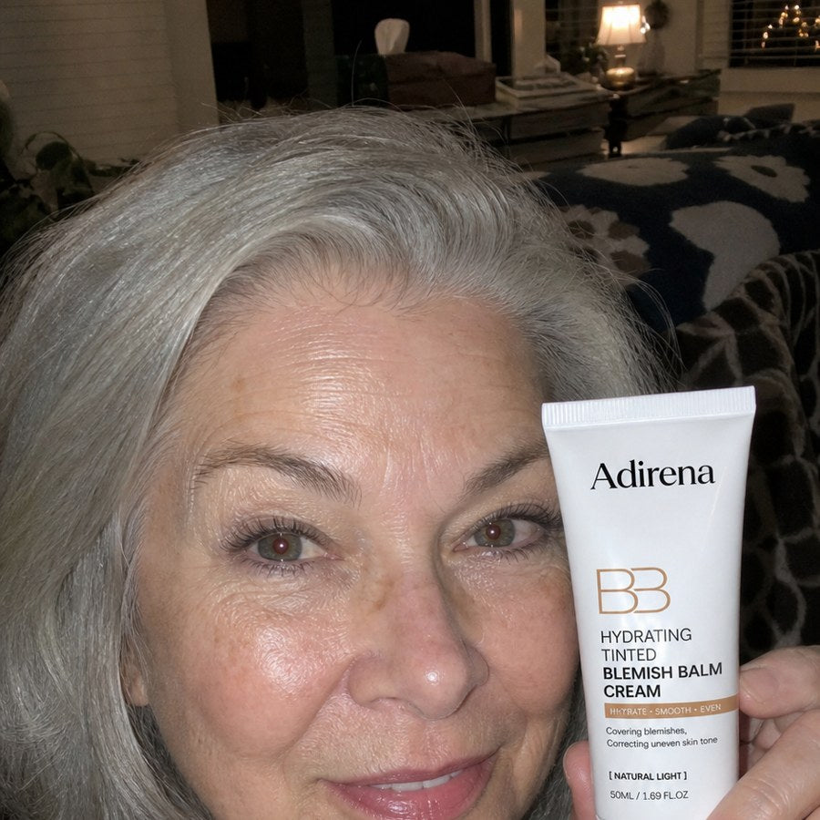 Marlene holding Adirena Korean Blemish Balm