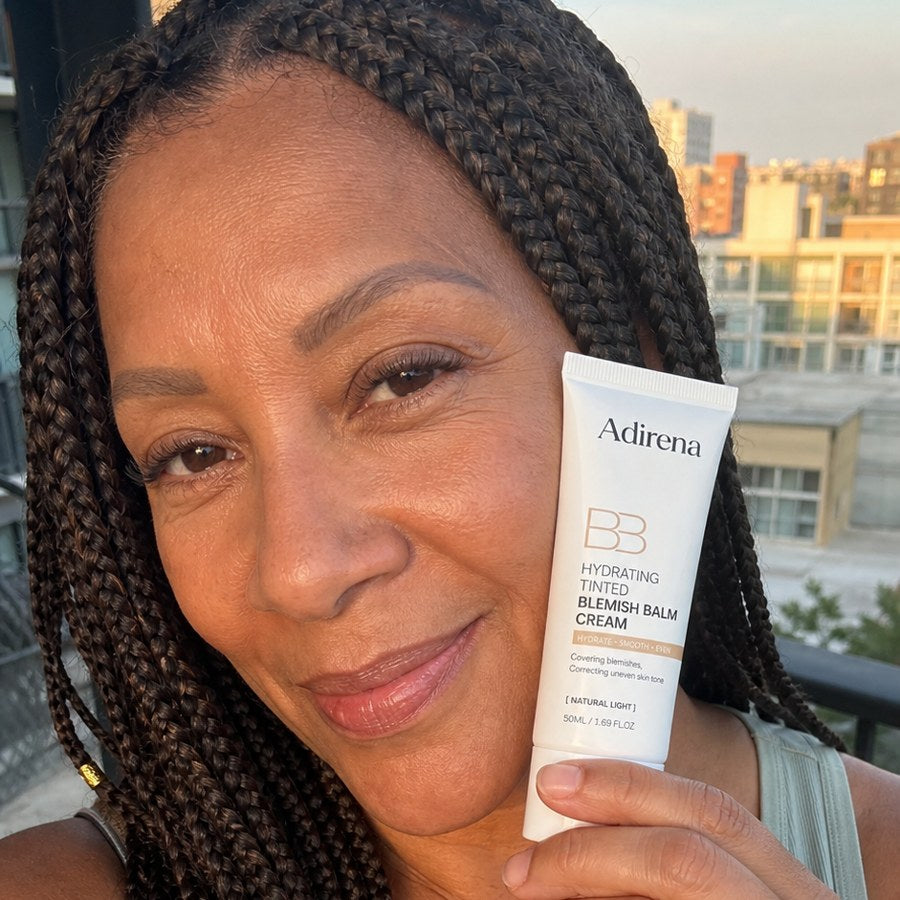 Rochelle holding Adirena Korean Blemish Balm
