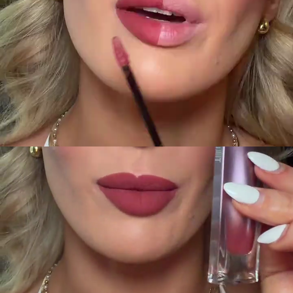 UGC application and finished Velvet Blur lip result