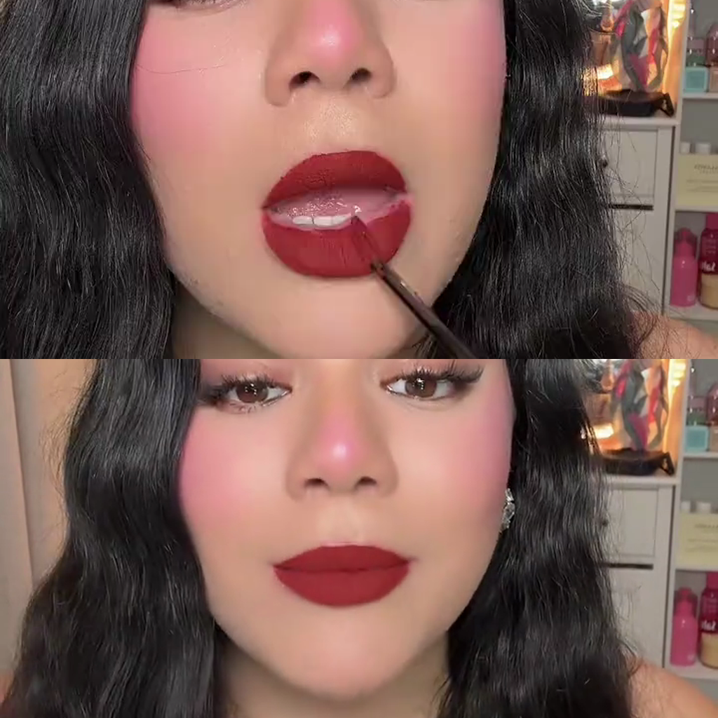 UGC application and finished Velvet Blur lip result