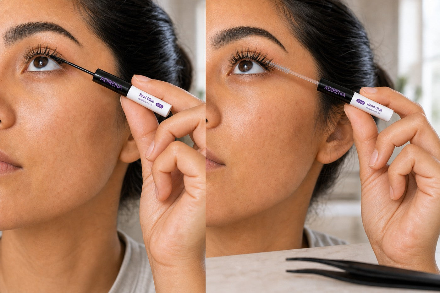 Lash Bond & Seal (SURYA TEST) two-step application, bond end then seal end